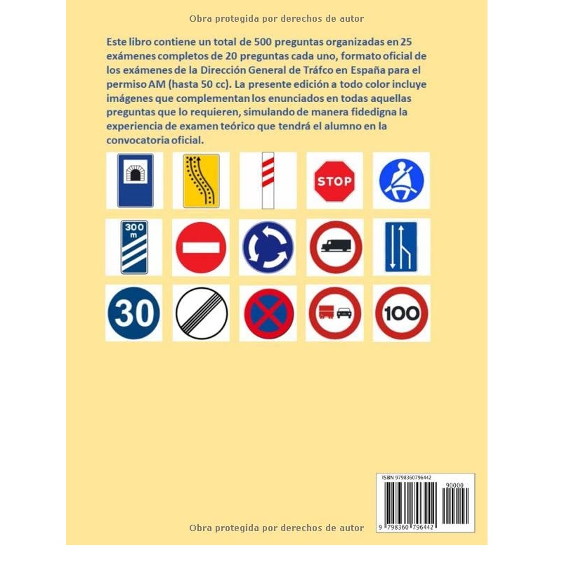 Exámenes carnet de ciclomotor - Permiso AM: 500 preguntas