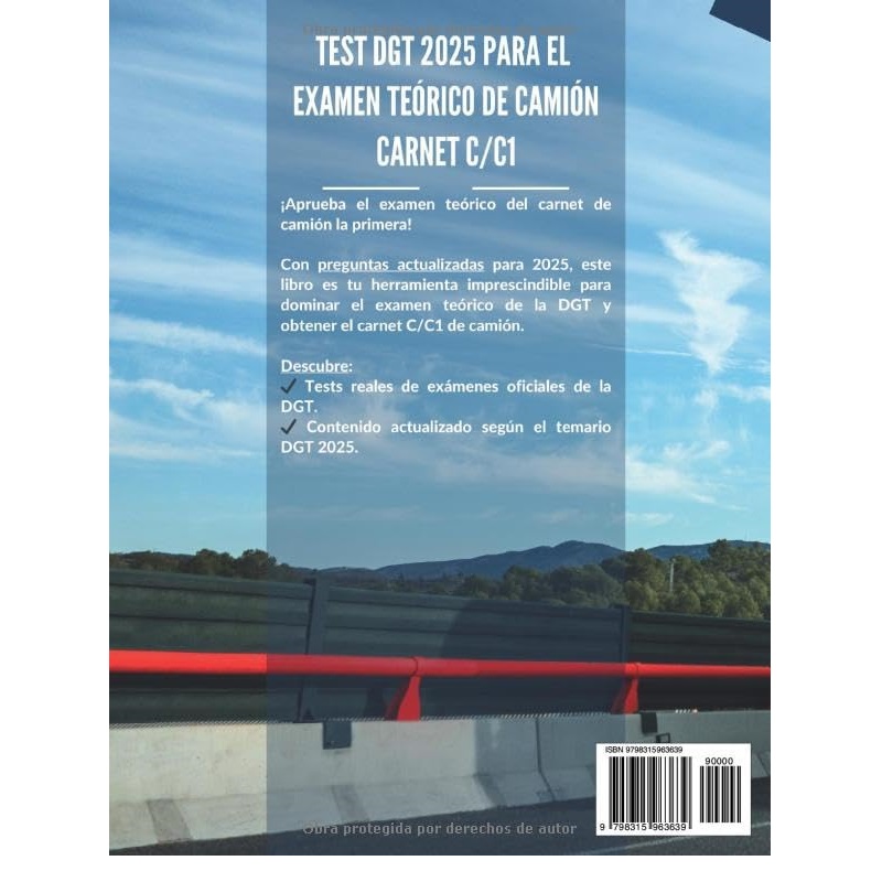 Test para el carnet de camión C1/C: Exámenes oficiales DGT 2025